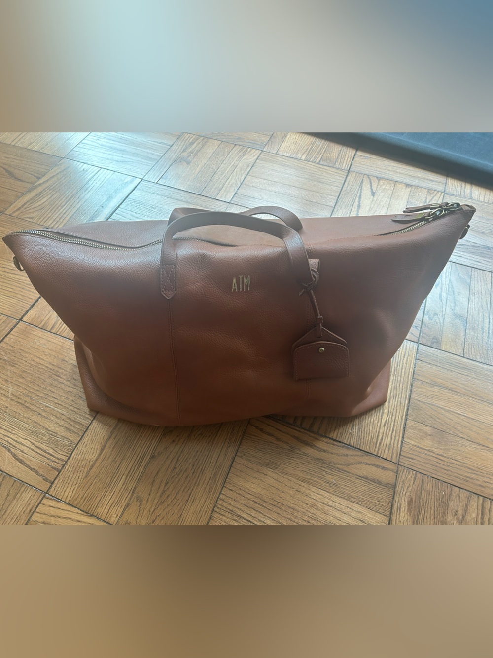Madewell Leather Weekender Tote Bag - Brown